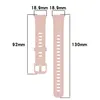 Bizon Armbanduhr Silikon für Huawei Band 9 / Band 8, rosa Produktbild-Vorschau 4