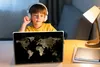 MuchoWow® Laptop Aufkleber Sticker Cover Weltkarte - Produktbild-Vorschau 3