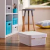 Úložný box INFINITY 11l s vekom biely perforovaný Náhľad obrázku produktu 11