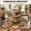 eluno Obstetagere, Brotkorb rund 3-stöckig, Obstschale, Produktbild-Vorschau 5