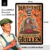 Blechschilder Grillen, Grill Schild der tut nix der will Produktbild-Vorschau 3