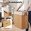 Wiltec Wäschebox 105 L natur Wäschekorb mit Deckel aus Produktbild-Vorschau 7