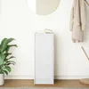 Komoda Biała 29,5x34x76 cm Drewno klejone Podgląd zdjęcia produktu 3