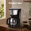 Aigostar Filterkaffeemaschine mit Glaskanne, Kaffeemaschine Produktbild-Vorschau 3