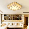 Deckenleuchte im japanischen Stil, LED 24W, quadratische Produktbild-Vorschau 3