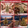 LILIIN Kunstkerstboom, 180 cm met verlichting, kunstsneeuw Productafbeelding-voorbeeld 6