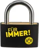 BVB Vorhängeschloss "Für immer BVB " Borussia Dortmund Produktbild-Vorschau 3
