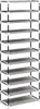 vidaXL Schuhschrank Grau 60x30x166 cm Stoff Produktbild-Vorschau 5