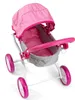 Milly Mally Doll Pram Dori Prestige 60 Cm Rose/Gris Voir les images du produit 11