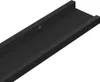 A close-up, angled view of a black shelf against a white background. Náhľad obrázku produktu