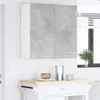 vidaXL Hängeschrank mit Tür Beton Grau 80 x 31 x 80 cm Produktbild-Vorschau 4