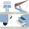 tectake® Schreibtisch und Rollcontainer mit 6 Schubladen Produktbild-Vorschau 4
