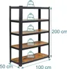 Étagère robuste Relaxdays, 500 kg, L x l x H : 200 x 100 x Voir les images du produit 4