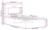 vidaXL Bettgestell ohne Matratze Braun Eiche 90x200 cm Produktbild-Vorschau 7