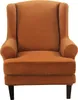 Ohrensessel Sofa Schonbezug Samt Plüsch High Stretch Cover Produktbild-Vorschau 1