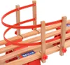 vidaXL Skladacie sane s opierkou 119 cm Drevo Náhľad obrázku produktu 6