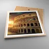 Gerahmtes Poster - Rahmen in heller Eiche - Coloseum Roma Produktbild-Vorschau 3