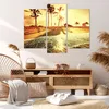 Bild auf Leinwand - Leinwandbild - Strand Meer Palme - Produktbild-Vorschau 7
