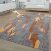 TT Home Wohnzimmer Teppich Hochflor Langflor Abstraktes Produktbild-Vorschau 1