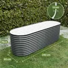 AREBOS Metall Hochbeet 240x80x78 cm Gartenbeet Pflanzbeet Produktbild-Vorschau 10