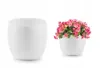 Keramischer Blumentopf weiße Kugel 15x12cm dekorativ Produktbild-Vorschau 1