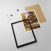Gerahmtes Poster - Schwarzer Rahmen - Park Herbst Wasser - Produktbild-Vorschau 4