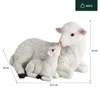 Dekoschafe Gartenfiguren - Lämmer und Schaf Deko für Produktbild-Vorschau 3