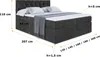 ALTDECOR Boxspringbett mit Matratze und Lattenrost  - AMAY Produktbild-Vorschau 7