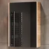 Planetmöbel Spiegelschrank 50 cm Sonoma Eiche – Eleganter Produktbild-Vorschau 3