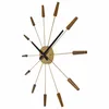 NeXtime - 2610BR - Wanduhr - 58cm - braun - Plug-Inn Produktbild-Vorschau 5