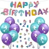 Oblique Unique Happy Birthday Geburtstag Meerjungfrau Party Produktbild-Vorschau 1