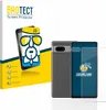 A product shot of a screen protector packaging and a smartphone with a screen protector applied. Produktbild-Vorschau