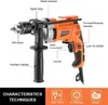 DEWINNER 910W Schlagbohrmaschine 0–3000 U/min, Bohrmaschine Produktbild-Vorschau 2