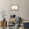 Gerahmtes Poster - Schwarzer Rahmen - Symbol Frau Leiter - Produktbild-Vorschau 7