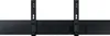 The back of a black soundbar with mounting brackets attached. Produktbild-Vorschau