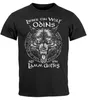 Herren T-Shirt Spruch Lieber ein Wolf Odins als ein Lamm Produktbild-Vorschau 2