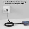 USB-C Kabel Nylon Schnell Ladekabel Datenkabel für Samsung Produktbild-Vorschau 2