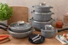Modernes 16-teiliges Topfset, Granit, INDUCTION, Produktbild-Vorschau 19