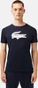Lacoste Sport Herren T-Shirt Navy mit Krokodilaufdruck Weiß Produktbild-Vorschau 7