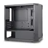 An empty computer tower case, viewed from the front-right. Anteprima dell’immagine prodotto