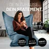 Pouf LUMALAND Classic XXL Cord 380 L - 140 x 180 cm - con Anteprima dell’immagine prodotto 3