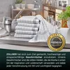 10er Set Geschirrtücher, Baumwolle, 50x70 cm, grau-kariert Produktbild-Vorschau 6