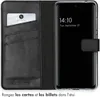 Selencia Bibliothèque en cuir véritable pour le Samsung Voir les images du produit 3