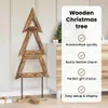 vidaXL Weihnachtsbaum mit Ständer Braun 149,5 cm Massivholz Produktbild-Vorschau 6