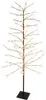 A decorative LED tree with a dark brown trunk and base, illuminated by numerous small white lights. Náhled obrázku produktu