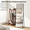UnboxG Standspiegel Schwarz 164x54 cm – Ganzkörperspiegel, Produktbild-Vorschau 4