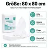 Fillikid Baumwollwindeln 10er Pack 80x80 cm weiß Exklusiv Produktbild-Vorschau 2