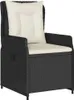 The Living Store Gartensessel 2 Stk. Verstellbar Schwarz Produktbild-Vorschau 5