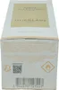 The image shows the side of a perfume box with ingredients and other information printed on it. Voir les images du produit