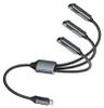 INF Type-C 3-in-1 adapterkabel – aluminium gevlochte USB-C Productafbeelding-voorbeeld 3